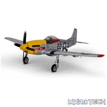 E-flite UMX P-51D Mustang Detroit Miss BNF Basic with AS3X and SAFE Select